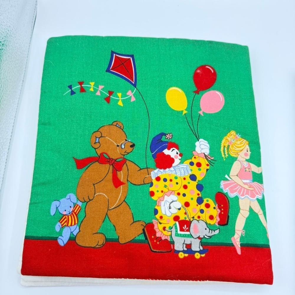 Vintage Christmas Cloth Book Set Littlest Soldier The Night Christ Was Born 2pc - Picture 3 of 7